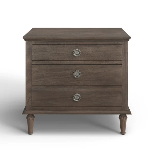 Hubbard 3 - Drawer Nightstand | Wayfair North America