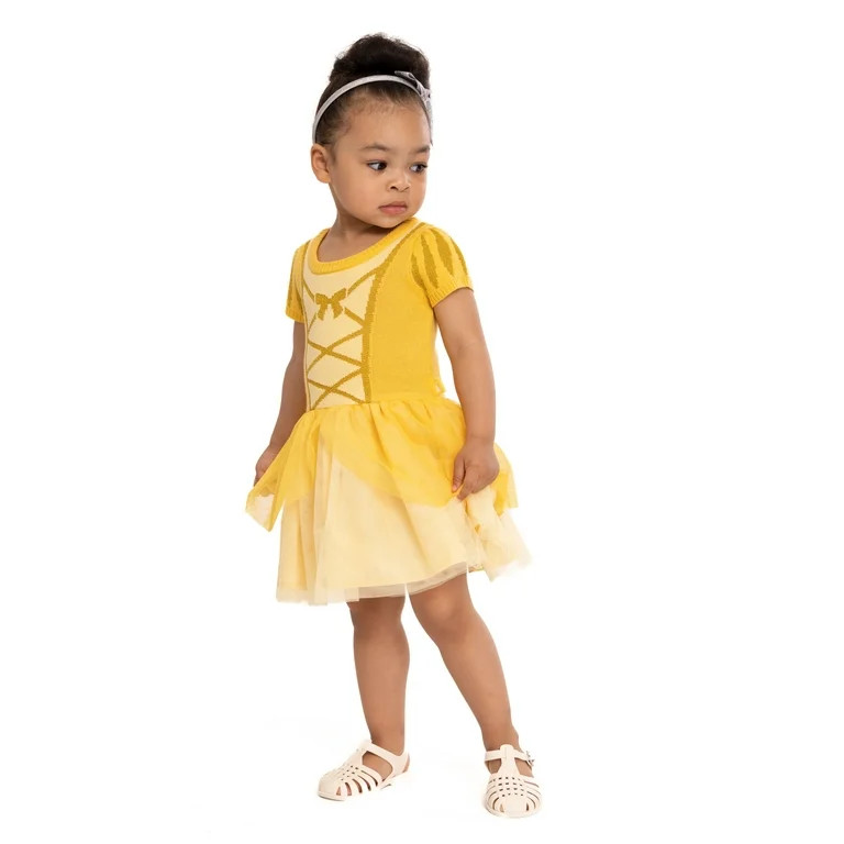 Disney Toddler Girls Beauty and The Beast Cosplay Dress, Sizes 12M-5T | Walmart (US)