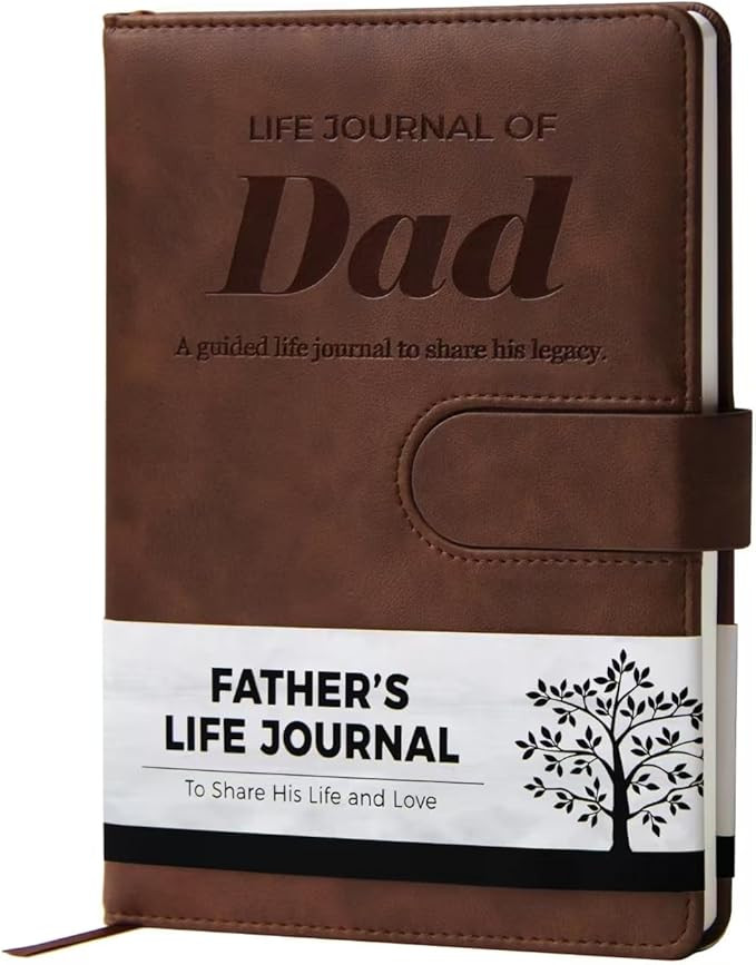 Dad I Want to Know Your Life Story Leather Journal (Hardcover) - Tell Me Your Story Dad Book - Un... | Amazon (US)