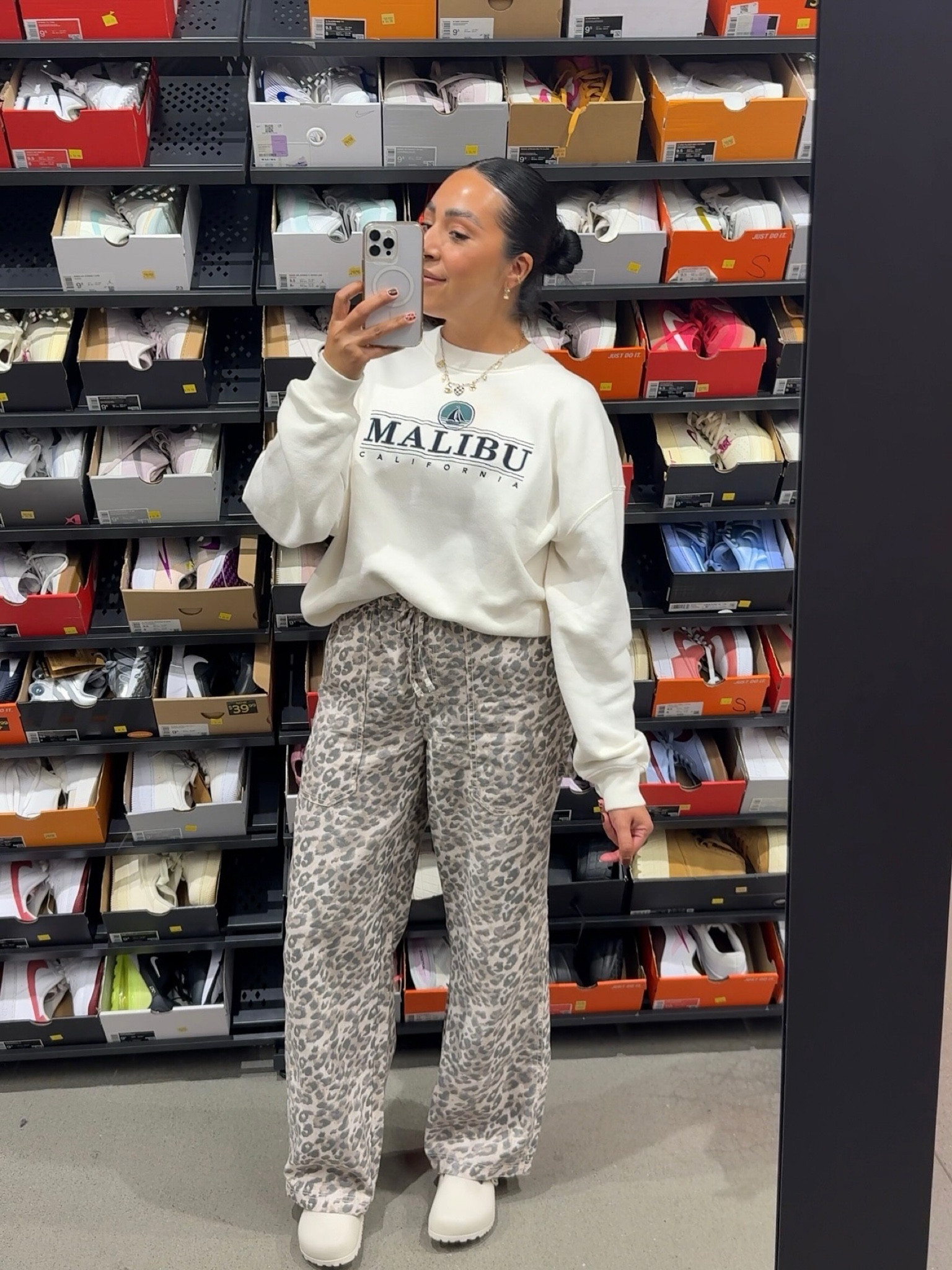 Comfy casual fall outfit 

Crewneck 
Hollister
Aerie
Fall sale 
Leopard pants
Birkenstock
Workpant 

#LTKStyleTip #LTKFallSale #LTKShoeCrush