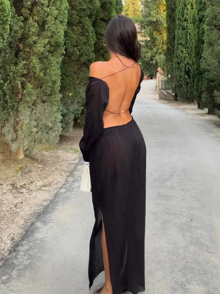 The Sophia Dress / Black | 437