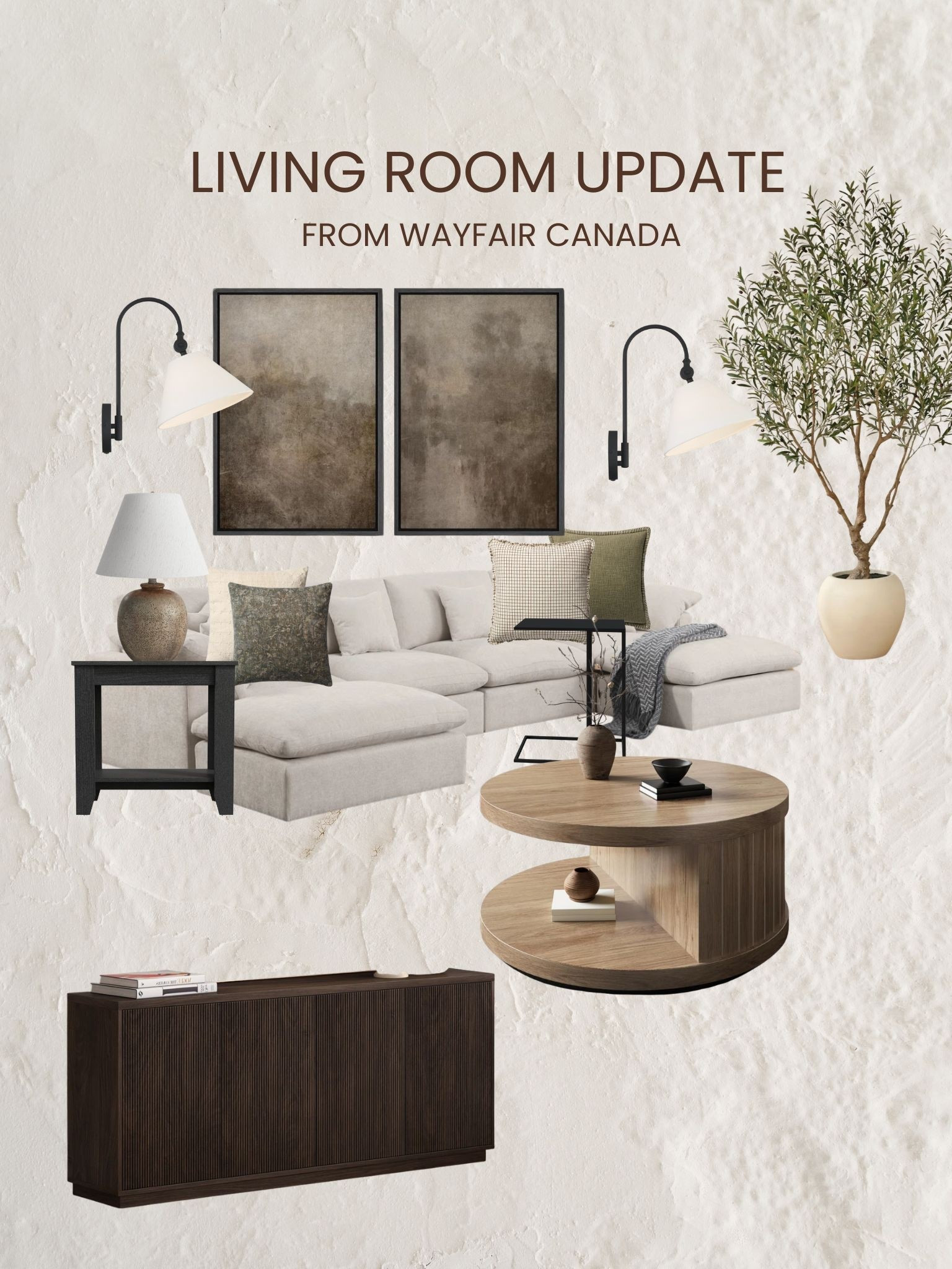 @WayfairCanada has so many fantastic options when it comes to decorating a space in your home - just take this living room I pulled together for my sister in law as an example. Beautiful, earthy, neutral goodness in one place and at fantastic prices. 
#wayfaircanada #wayfaircahome #wayfaircapartner


#LTKwinter #LTKhome #LTKcanada