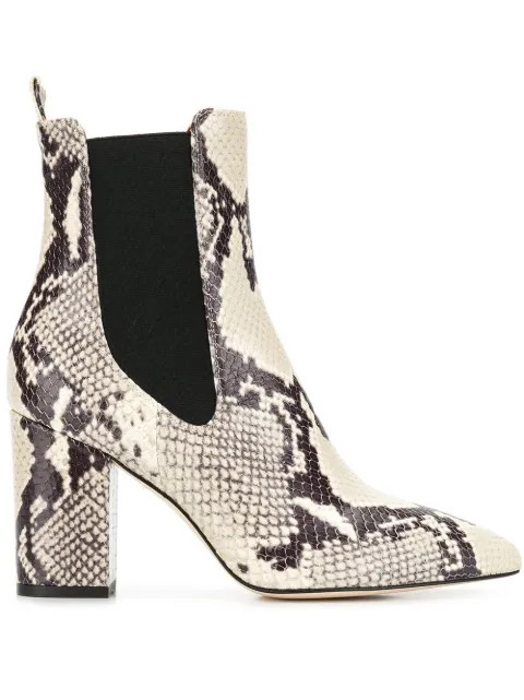 Paris Texassnakeskin-effect boots | Farfetch (US)