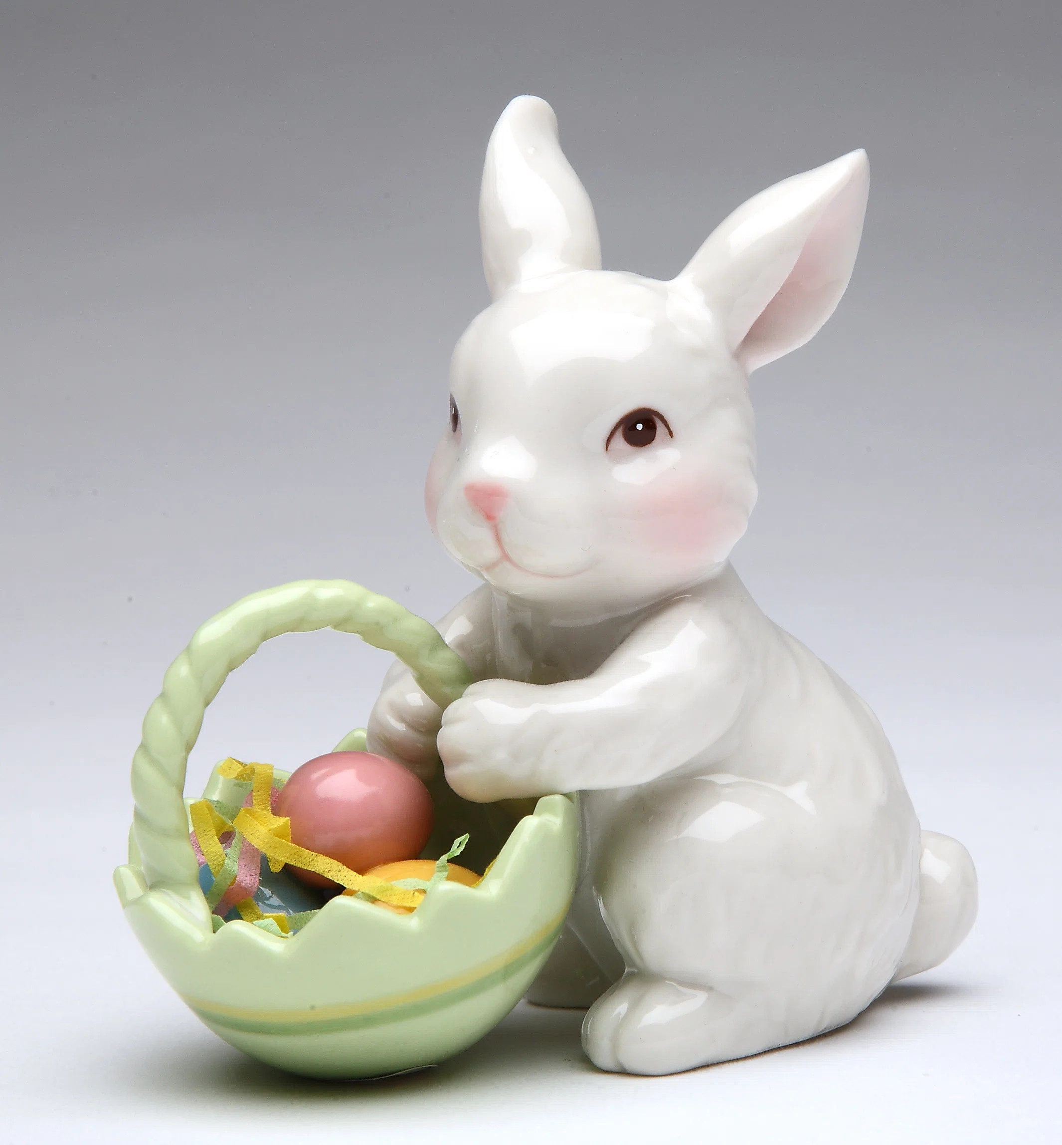 The Holiday Aisle® Bunny with Easter Basket & Reviews | Wayfair | Wayfair North America
