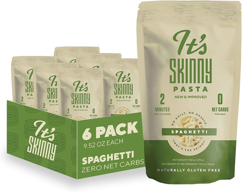 It’s Skinny Fettuccine Pasta – Low Carb Pasta, Gluten Free, Keto & Vegan-Friendly, Shirataki ... | Amazon (US)