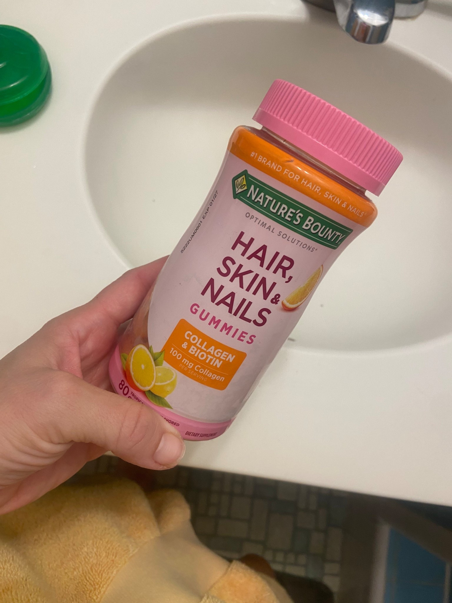 I have seen more baby hair growth and my nails are definitely stronger. 

#LTKgrwm #LTKmorningroutine #LTKselfcare #LTKBeauty #skincare #nails #vitamins #hairgrowth 

#LTKmomlife #LTKFindsUnder50 #LTKdayinmylife