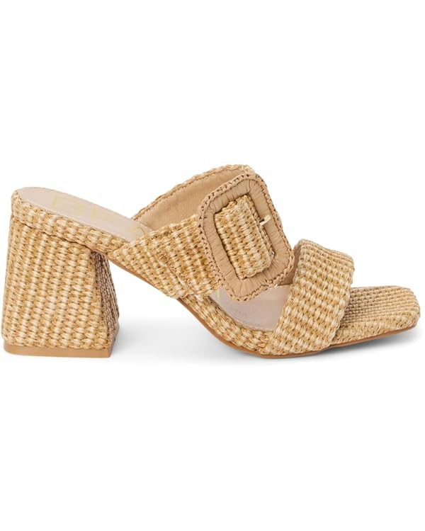 BEACH by Matisse Womens Lucy Block Casual Sandals Casual High Heel 3" & Up - Brown | Amazon (US)