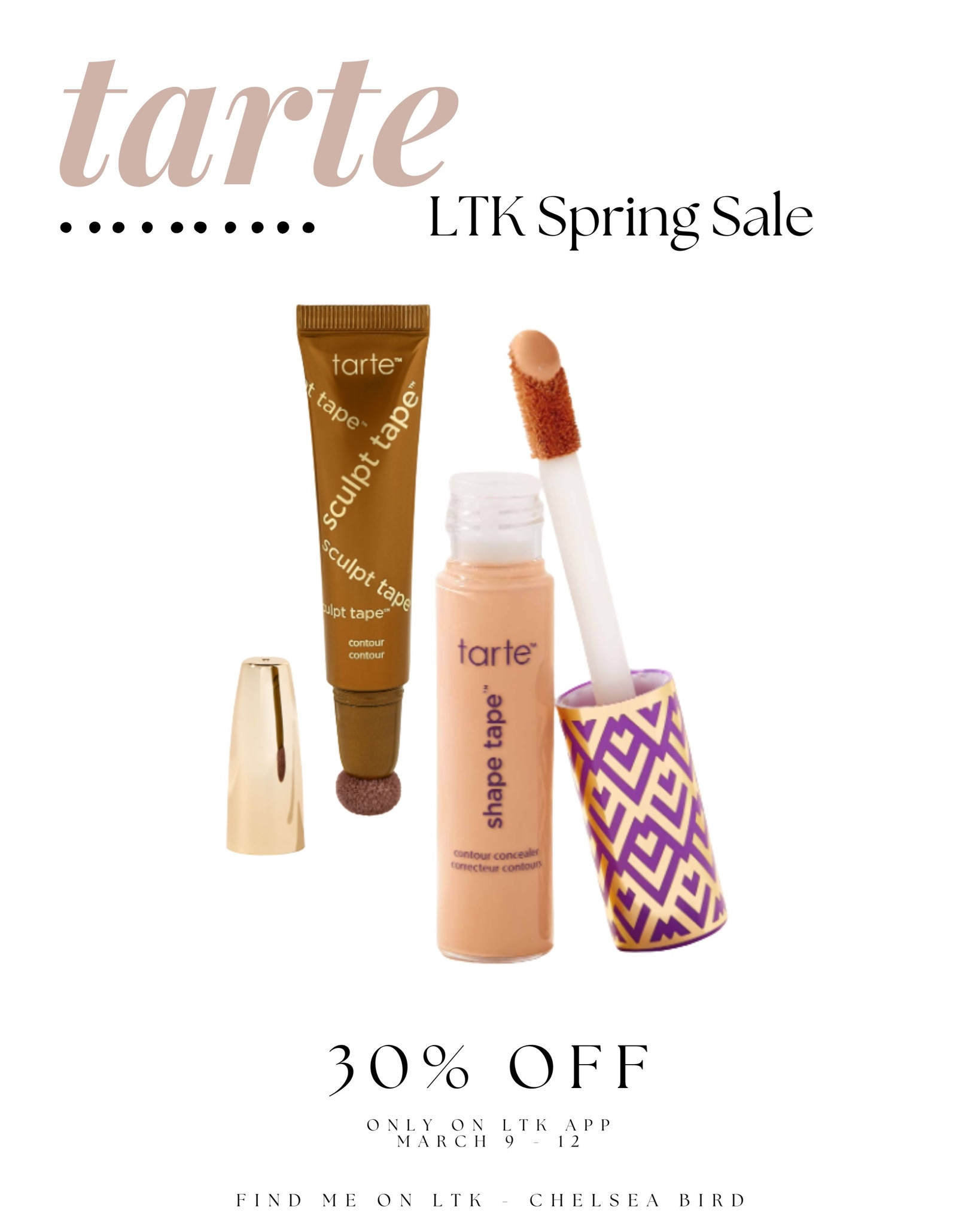 Ok Tarte…30% off?!

Run don’t walk! I absolutely love their shape tape & contour sticks. Their tubing mascara is also 💣 

Ltk sale 
Spring sale 
Tarte sale 
Everyday makeup look 

#LTKSale #LTKsalealert #LTKunder50