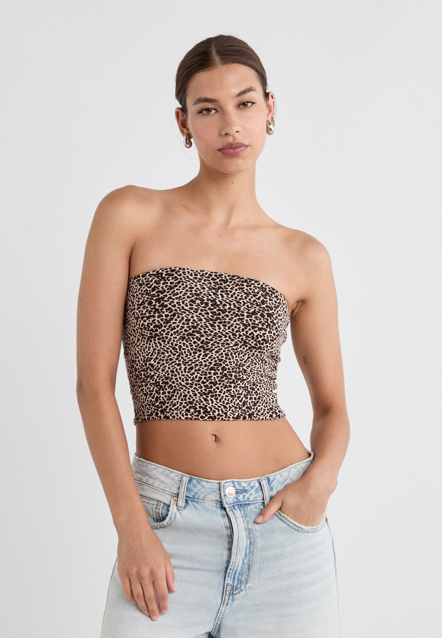 Bandeau-Top mit Print | Stradivarius DE