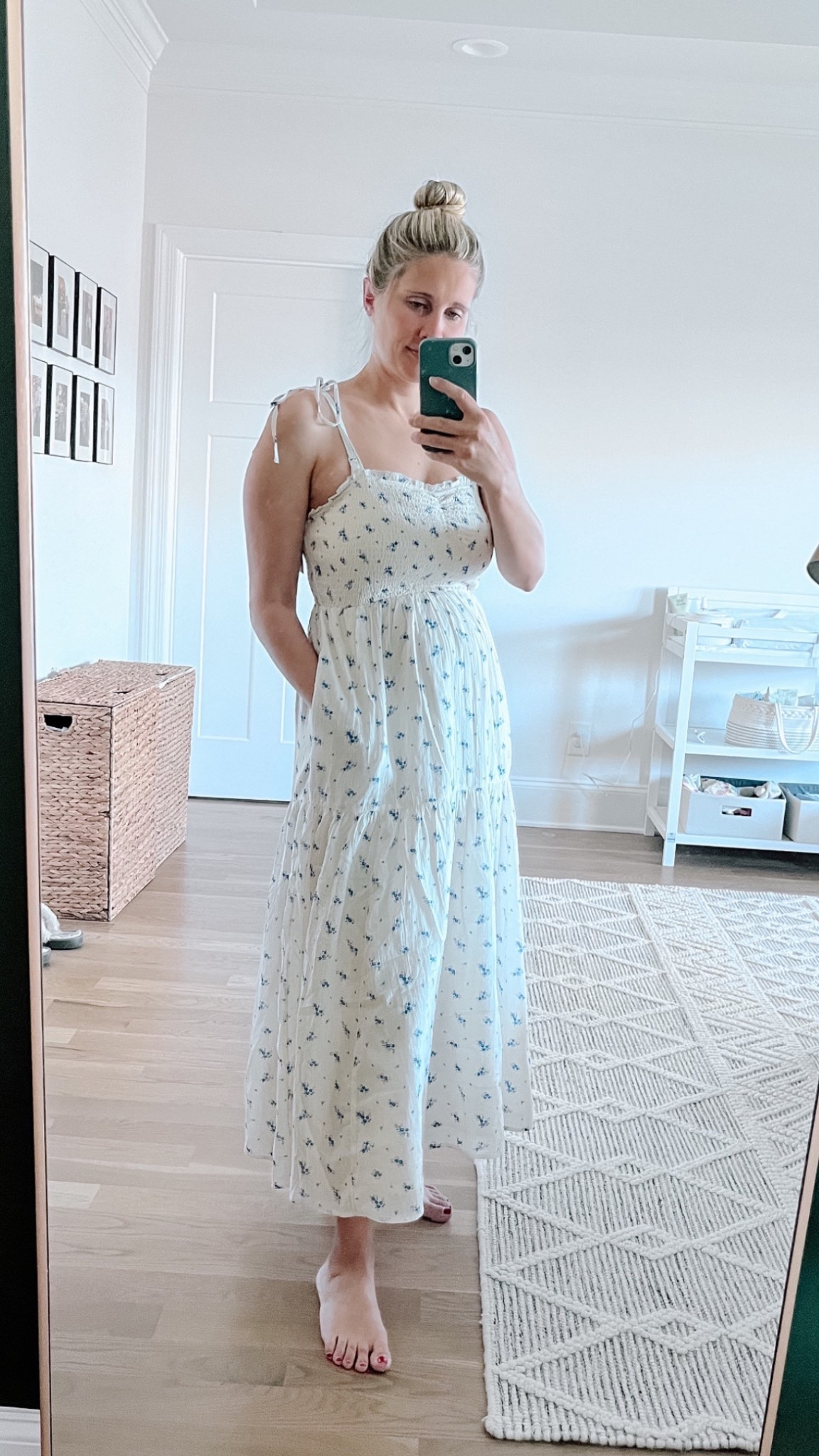 Postpartum / Nursing-Friendly Spring Dress 🤍

#LTKStyleTip #LTKNursing #LTKpostpartum