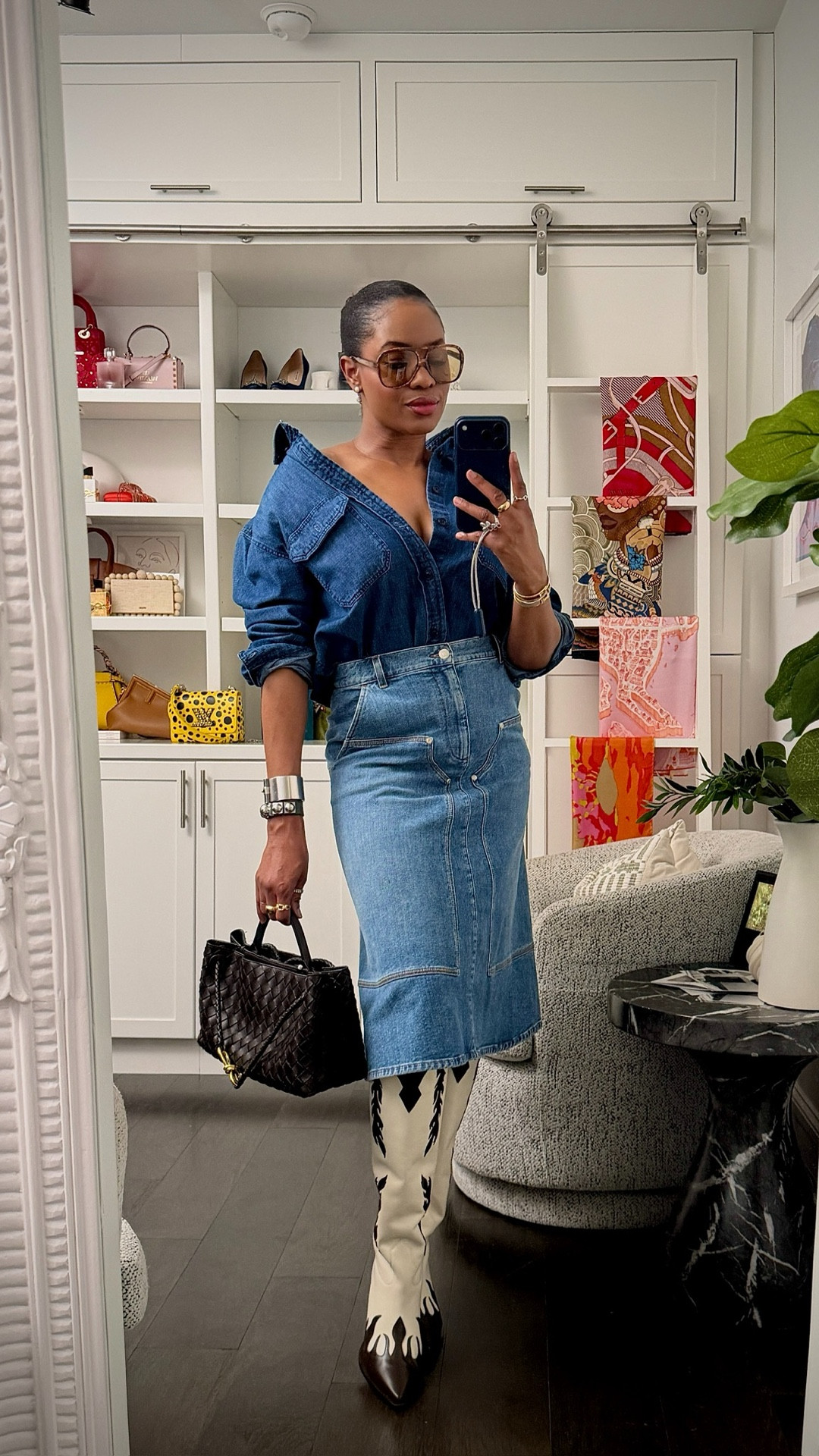 Giving the Candian Tuxedo a modern upgrade. Oh, and my boots are on sale for 49% off! 

#LTKSaleAlert #LTKOver40 #LTKgrwm