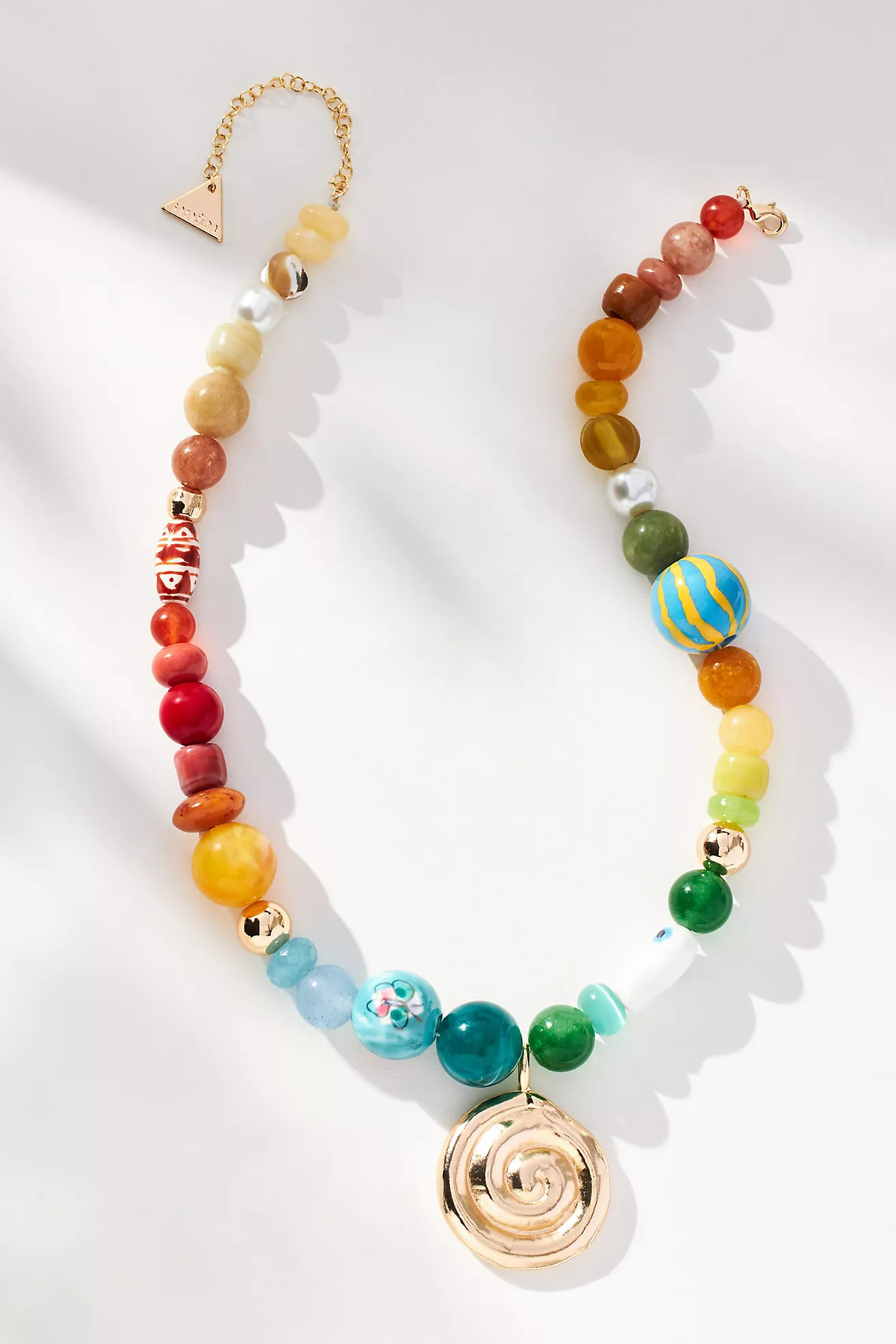 Beaded Icon Charm Necklace | Anthropologie (US)