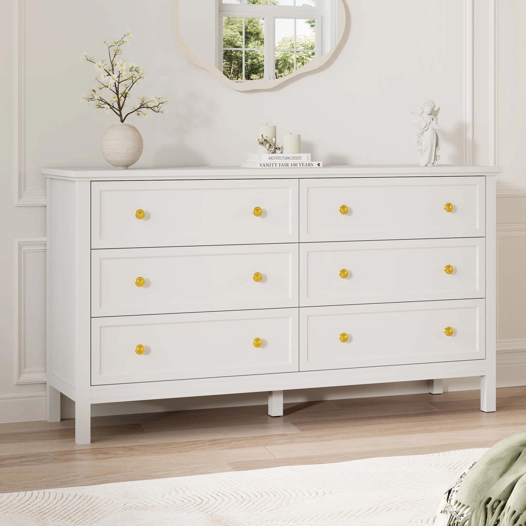 55.1" 6 Drawer Dresser | Wayfair North America