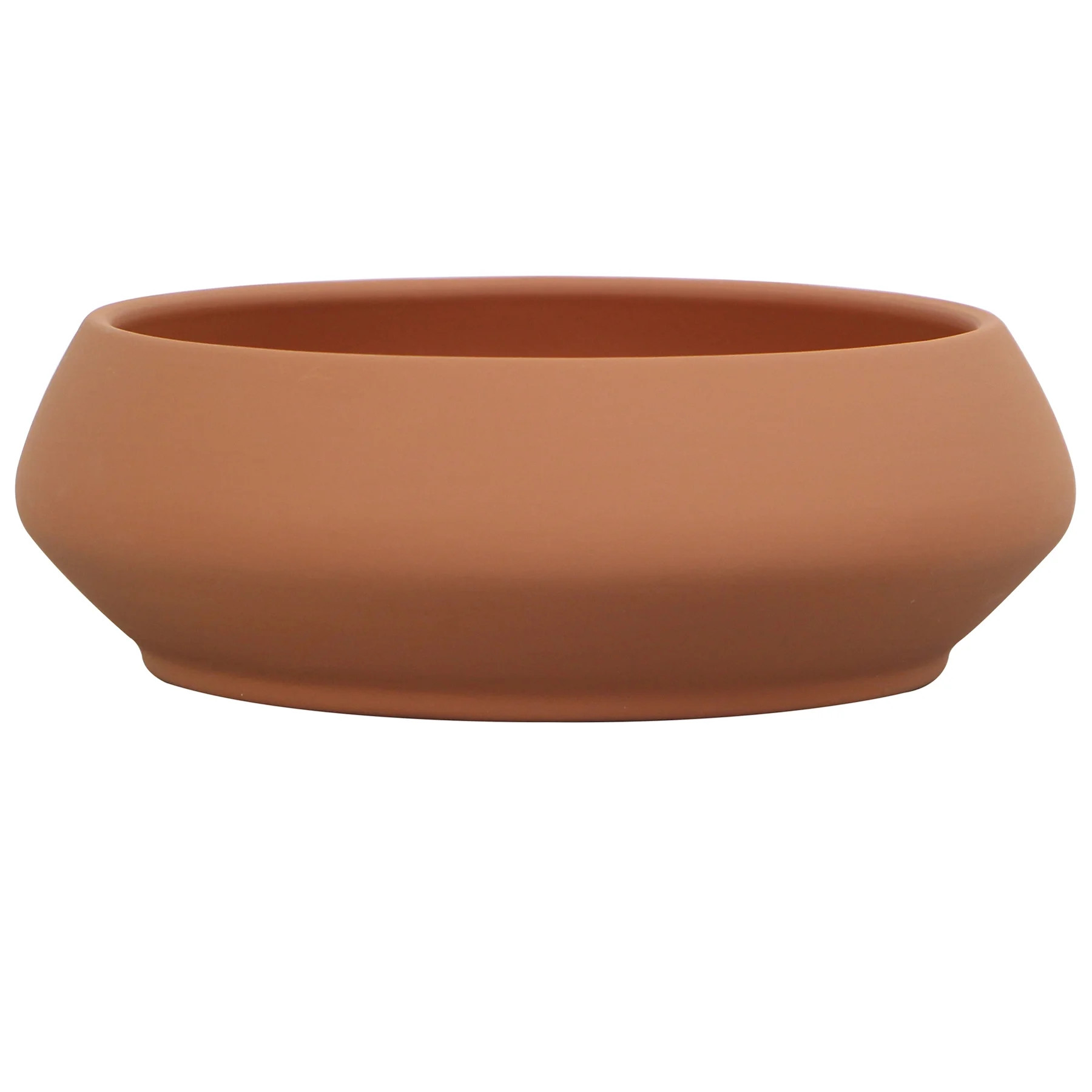 Mainstays Rowan 8" Round Medium Terracotta Clay Plant Saucer - Walmart.com | Walmart (US)