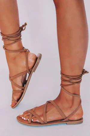 By The Way Sandals: Tan | Shophopes