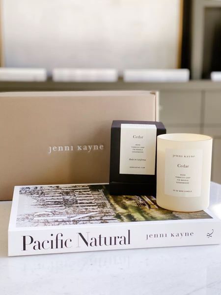 Pacific Natural Coffee Table Book and Cedar Glass Jar Candle 

For more home decor finds head to cristincooper.com 

#LTKhome #LTKunder100