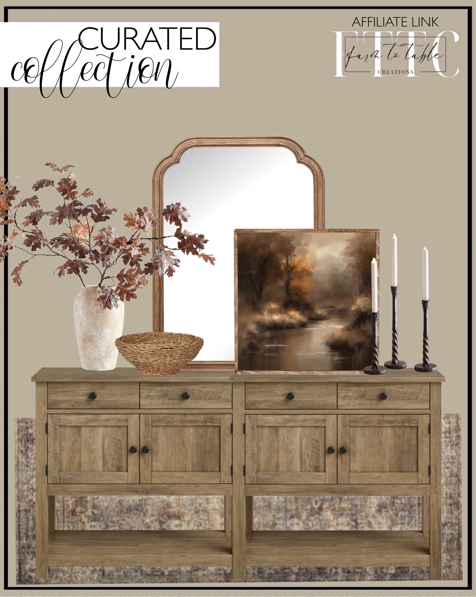 Yesterday’s Top Picks. Follow @farmtotablecreations on Instagram for more inspirational.

Garmon Console Table. Calmness of the Stream. French Country Wall Mirror - Threshold. Oak Branch with Acorns. Pottery Barn. Easton Forged Candleholders. Artisan Vase. Sofia Round Seagrass Basket. Amber interiors. Morgan Sunset/Ink Loloi Rug. 

Bedroom corner | Coffee Table Decor | Fall Decor | Fall Stem Sale | Target Finds | Skinny Bench | Bedroom | Living Room | Breakfast Nook | Amazon Home | Target Sale | Loloi Rugs | Magnolia Home | console table | console table styling | faux stems | entryway space | home decor finds | neutral decor | entryway decor | cozy home | affordable decor |  home decor | home inspiration | fall stems | fall console | spring vignette | fall decor | fall decorations | console styling | entryway rug | cozy moody home | moody decor | neutral home



#LTKSaleAlert #LTKHome #LTKFindsUnder50
