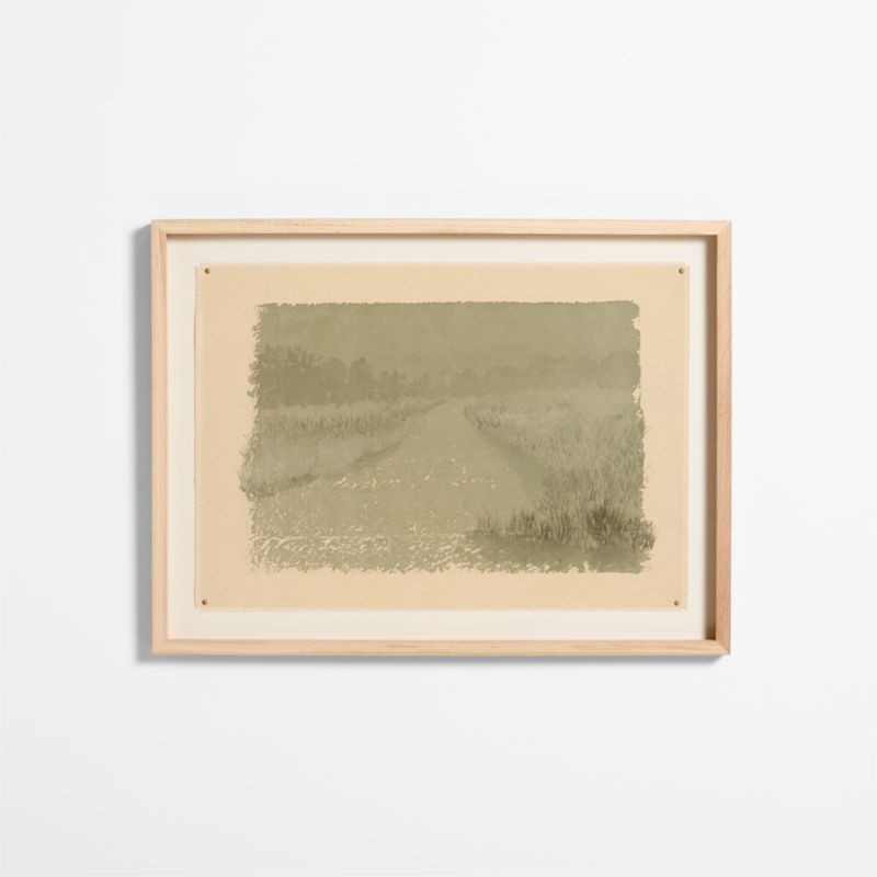 "Daughters of the Water VIII" by Aileen Fitzgerald 32"x24" Framed Wall Art Print | Crate & Barrel