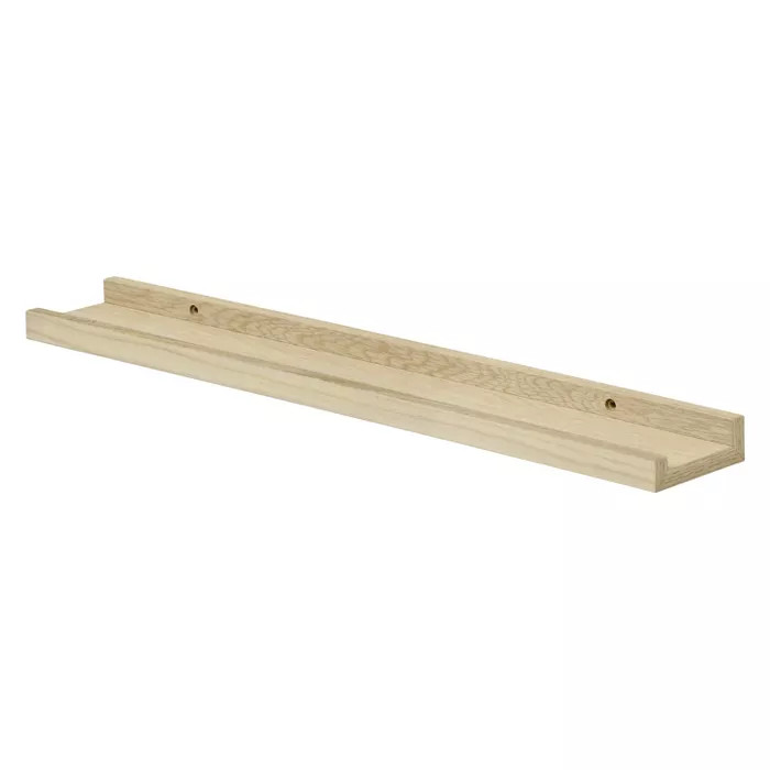 Floating Wall Shelf 24" - Brown | Target