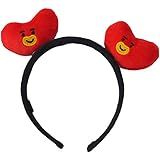 Amazon.com: Concept One BT21 LINE FRIENDS 3D Plush Embroidered Womens Headband, Black/Yellow, One... | Amazon (US)