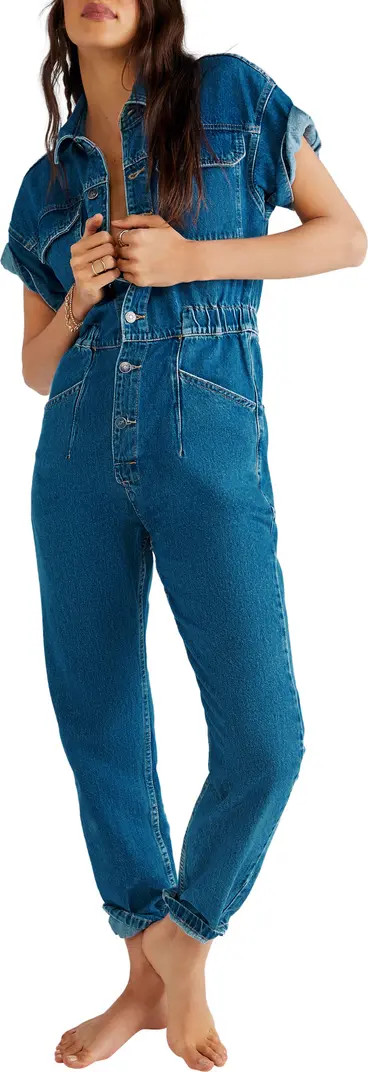 Free People We the Free Marci Denim Jumpsuit | Nordstrom | Nordstrom