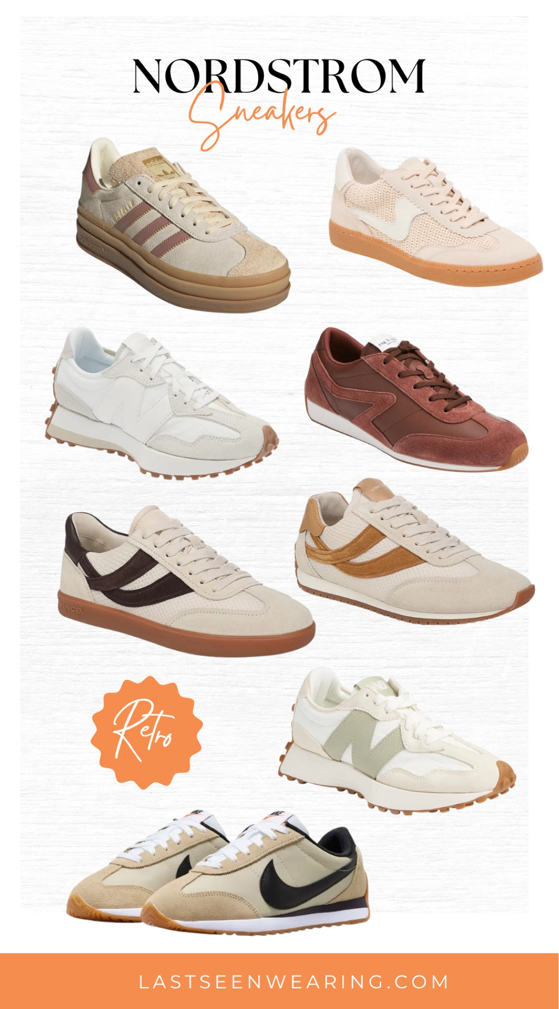 Nordstrom Sneakers - Retro
#retrosneakers #newbalance

#LTKShoeCrush #LTKSaleAlert #LTKStyleTip