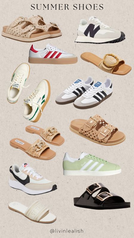 The cutest shoes for this summer! #shoes #summershoes #summersandals #tennisshoe #adidas #nike #newbalance 

#LTKstyletip #LTKsalealert #LTKshoecrush