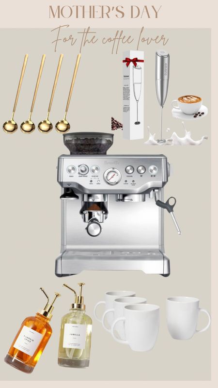 Last minute Mother’s Day gifts. Gift inspo. Gift guide. Gifts for the coffee lover. Coffee gifts. Coffee maker. Coffee spoons. Coffee frother. Coffee syrup pumps  

#LTKFindsUnder50 #LTKGiftGuide #LTKHome