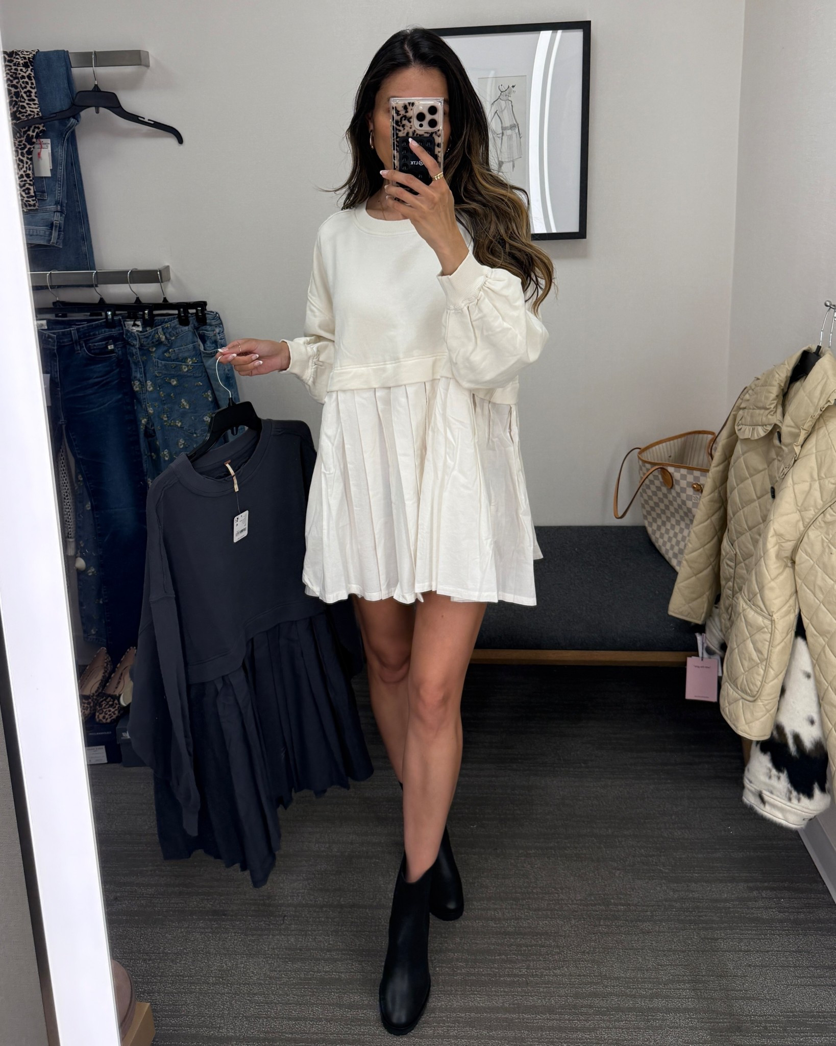 Shop my Nsale outfit! Wearing XS in dress and size 8 in my boots! Xo!

#LTKFindsUnder100 #LTKFindsUnder50 #LTKSaleAlert