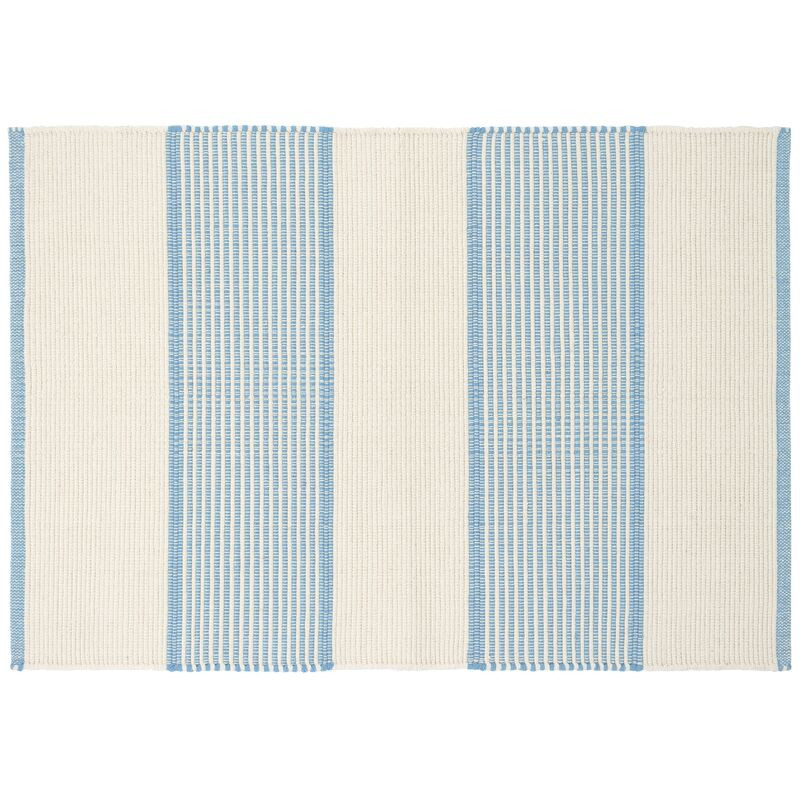 La Mirada Handwoven Rug, Asiatic Blue | One Kings Lane