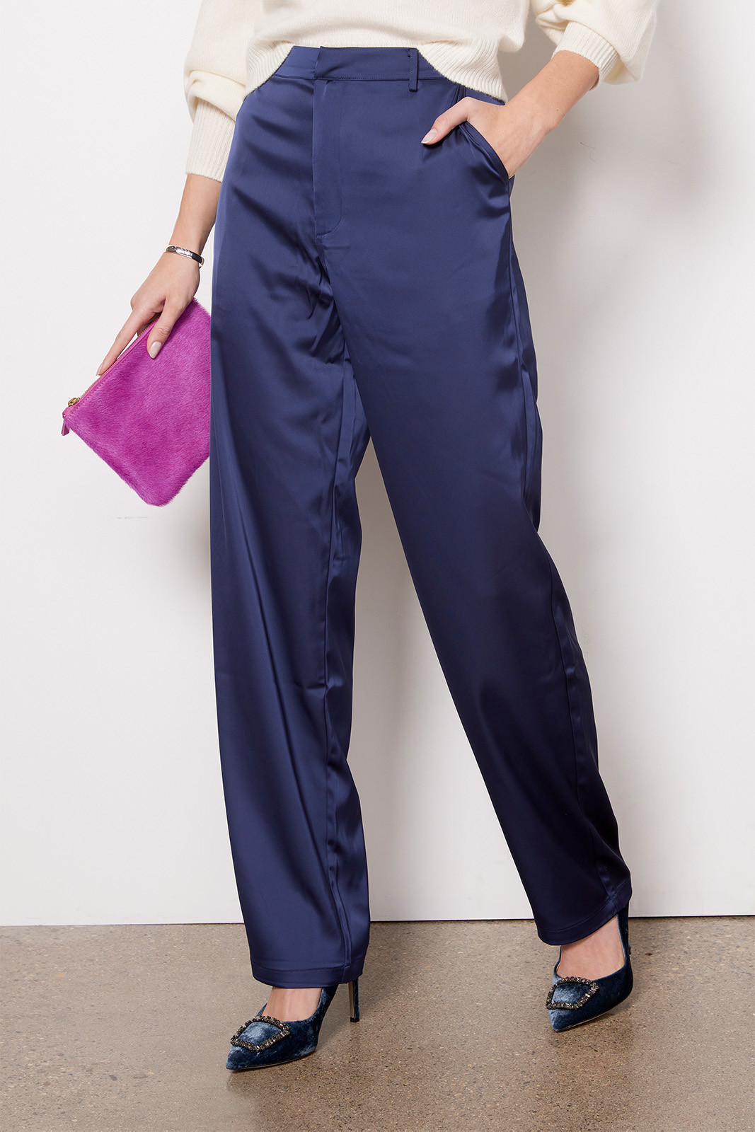 GOOD AMERICAN Satin Pant | EVEREVE | Evereve