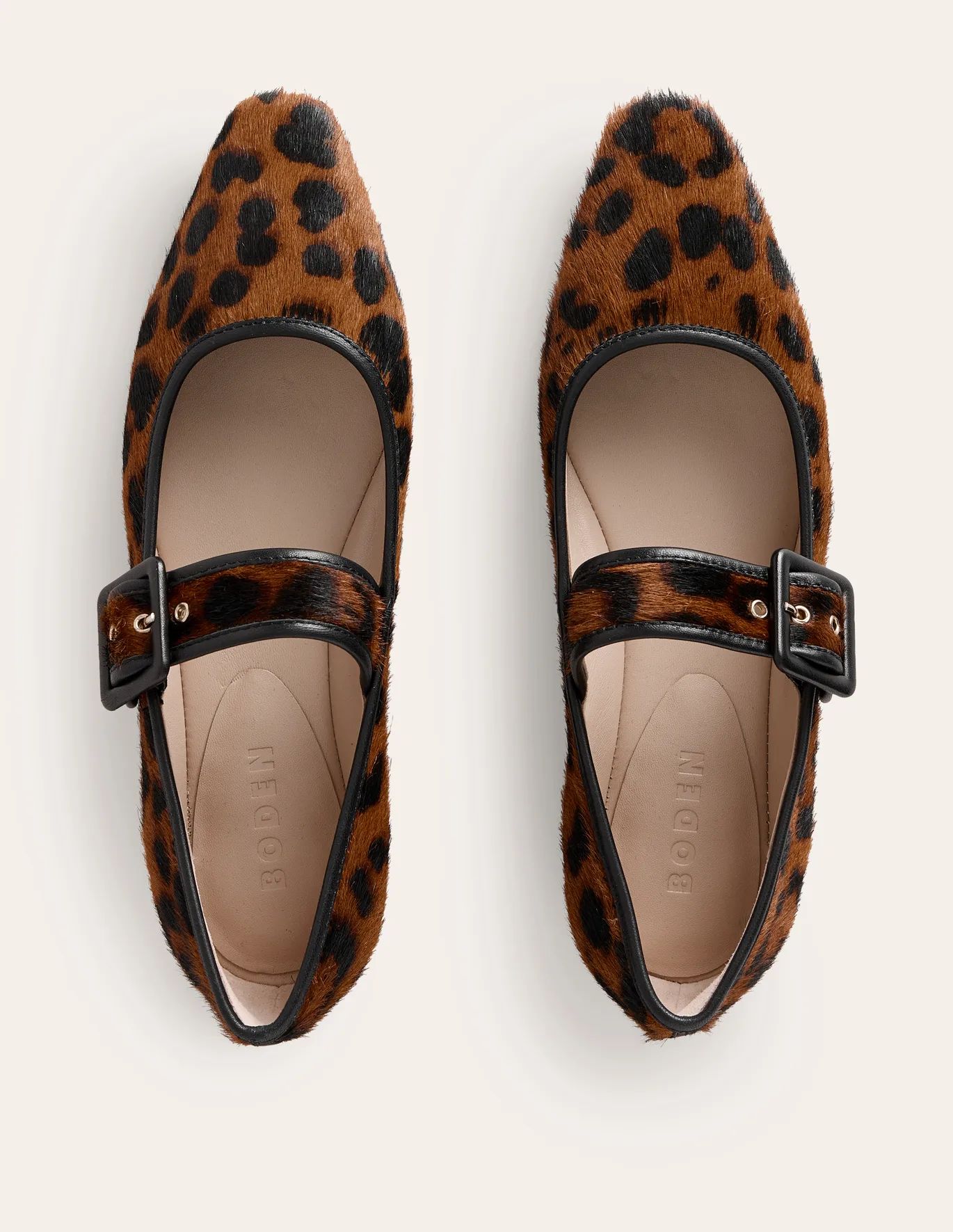 Vic Chisel Toe Mary Janes - Leopard | Boden US | Boden (US)