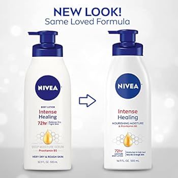 NIVEA Intense Healing Body Lotion, 72 Hour Moisture for Dry to Very Dry Skin, Body Lotion for Dry... | Amazon (US)