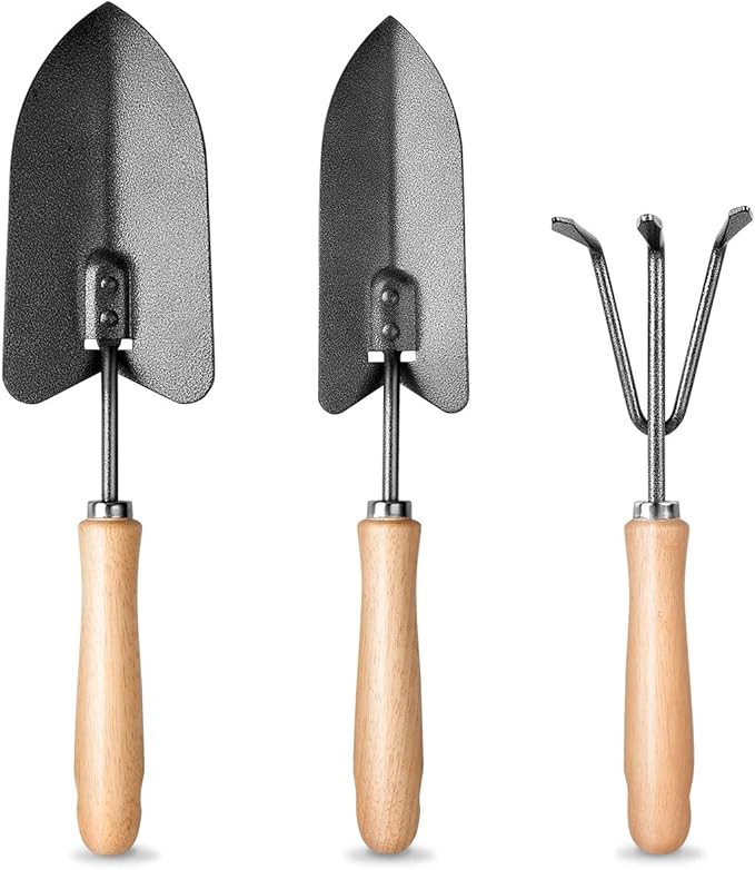 MOSFiATA Gardening Tools Set, 3 Pcs Garden Tools Set, High Carbon Steel Heavy Duty Gardening Tool... | Amazon (CA)