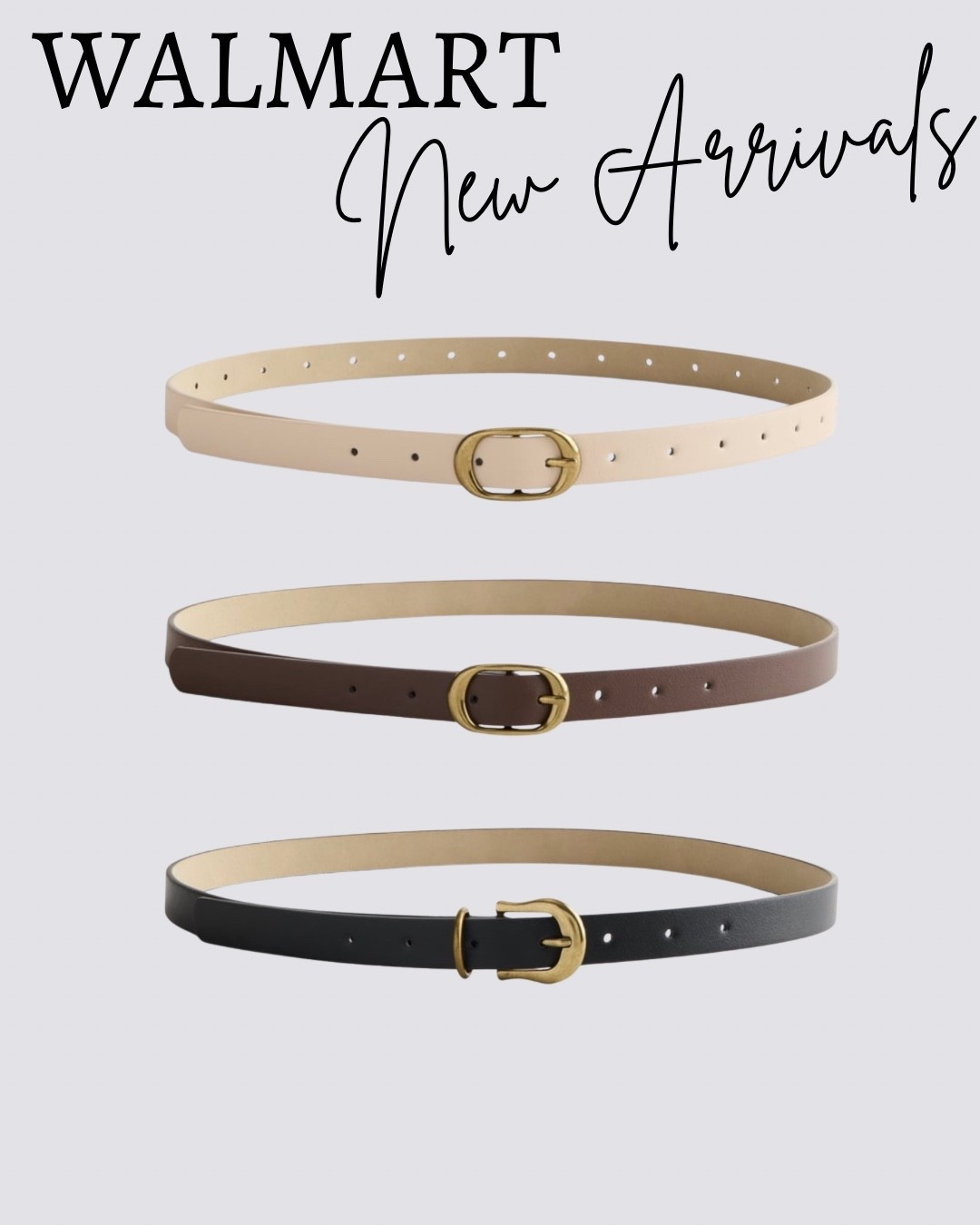 Get the set of 3 for only $14!!! 



Walmart finds 
Walmart style 
Fall trends 
Brown belt 
Black belt 
Cream belt

#LTKootd #LTKSaleAlert #LTKWorkwear