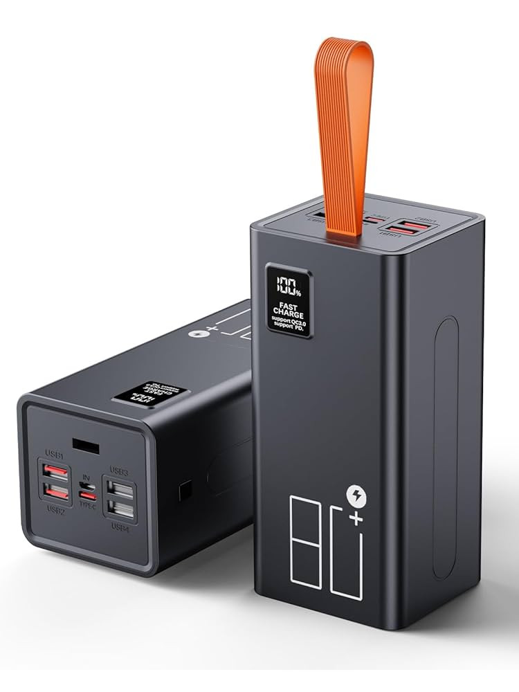 80000mAh Portable Charger Power Bank High Capacity, Fast Charging 30W PD USB C Battery Pack, 5 Ou... | Amazon (US)