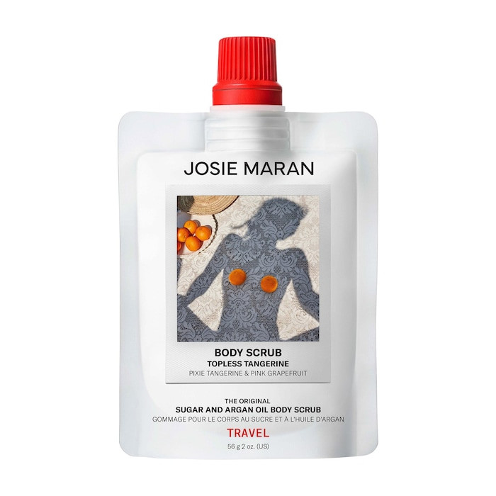 Mini Topless Tangerine - Argan Oil + Sugar Balm Refillable Exfoliating Body Scrub | Sephora (US)