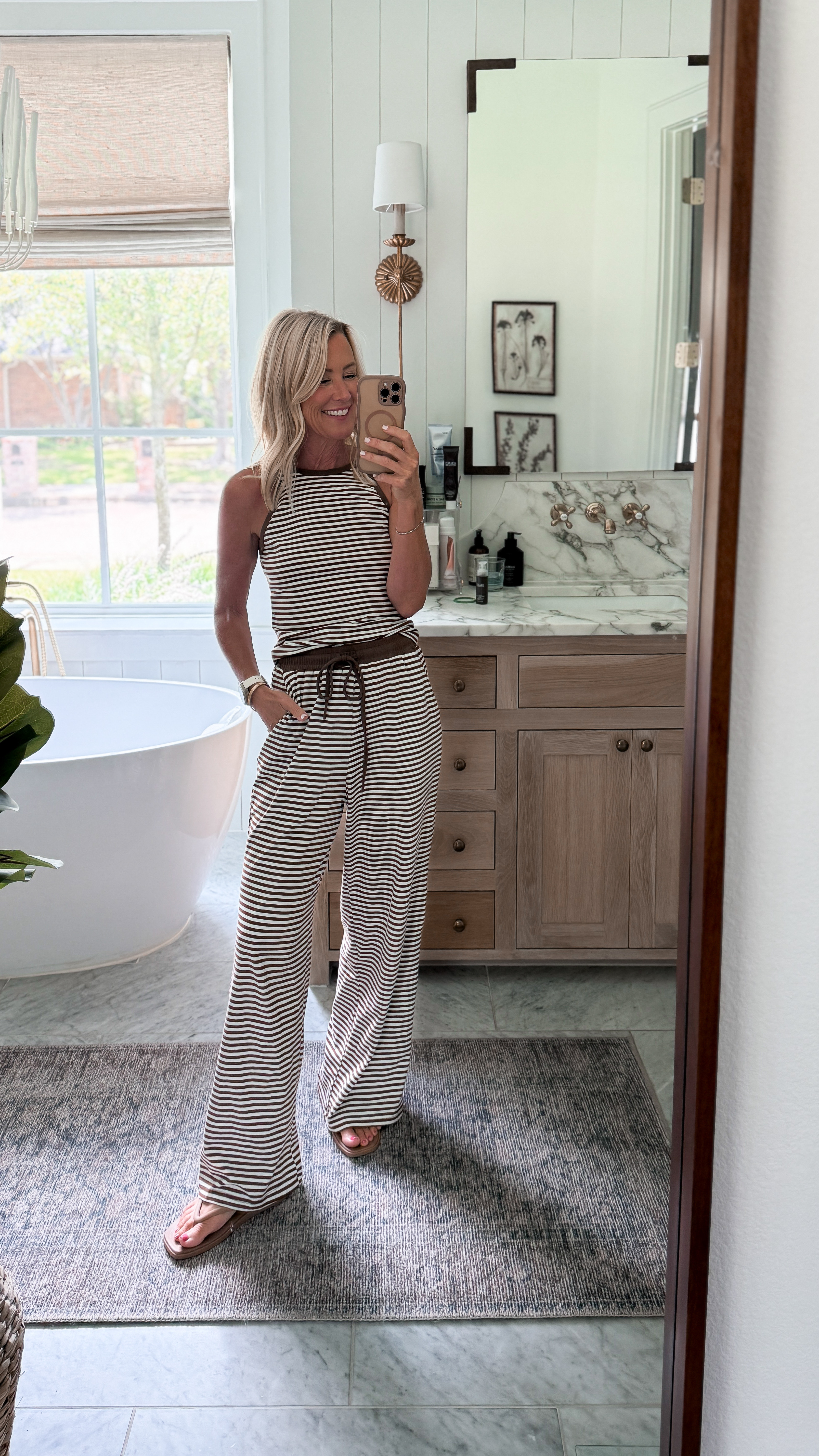 Outfits I wore in June! | Easiest matching set for lounging or a comfy weekend look. 

Set: small (runs big)

#LTKgrwm #LTKootd #LTKOver40