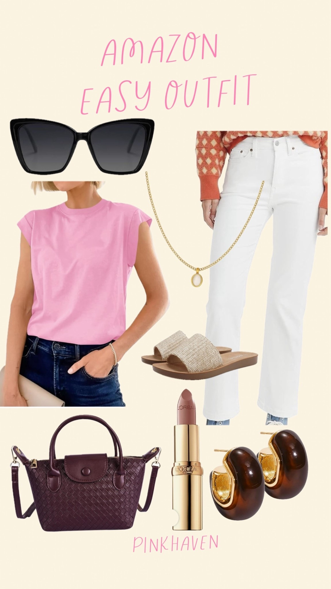 Women’s casual outfit inspo 

#whitejeans #casual #spring #summer #top #tee #womens #amazon #amazonstyle

#LTKootd #LTKU #LTKSaleAlert