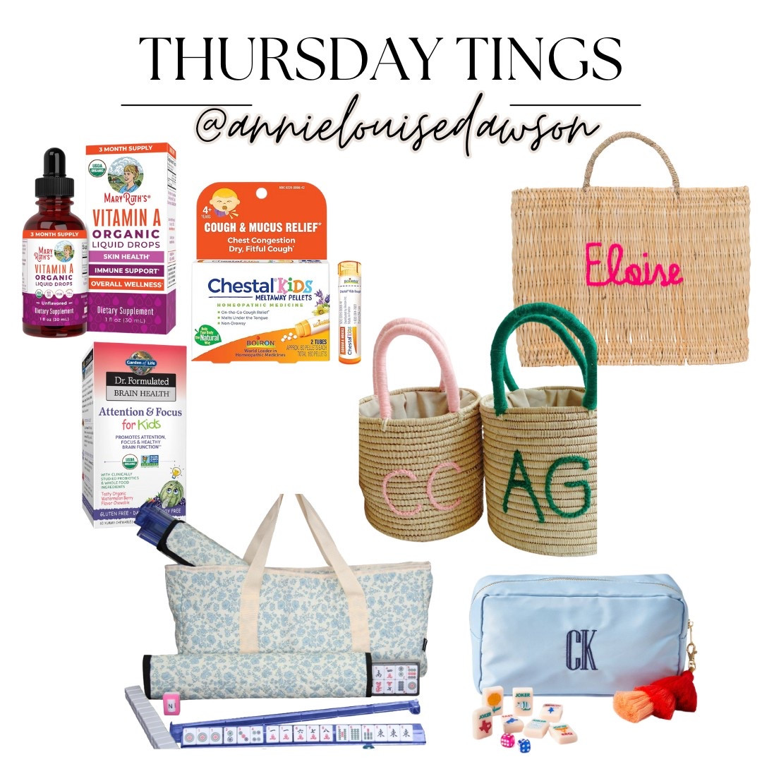 This week we sharing all my current favs 👏🏼 These amazing bags, Majohng set to die for and all the holistic meds we stock up on in our house!

#thursdaytings

#LTKItBag #LTKSpringSale