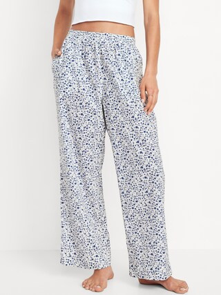 High-Waisted Poplin Pajama Pant | Old Navy (US)