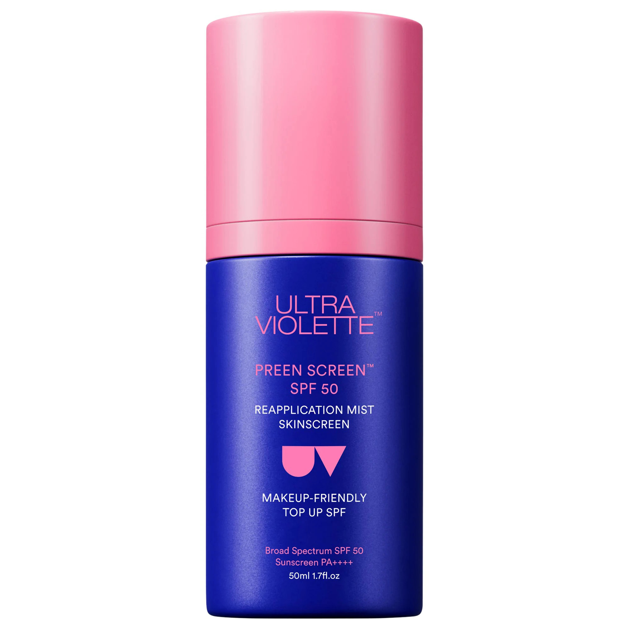 Ultra Violette Preen Screen SPF 50 Facial Sunscreen Mist With Niacinamide 1.7 oz/50 mL | Sephora (US)