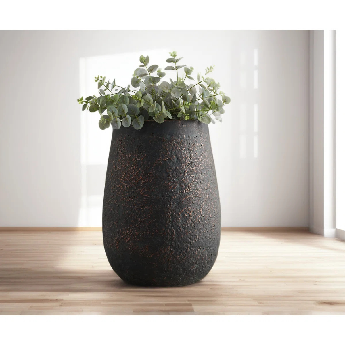 Weathered Concrete Tall Planter | Wayfair North America
