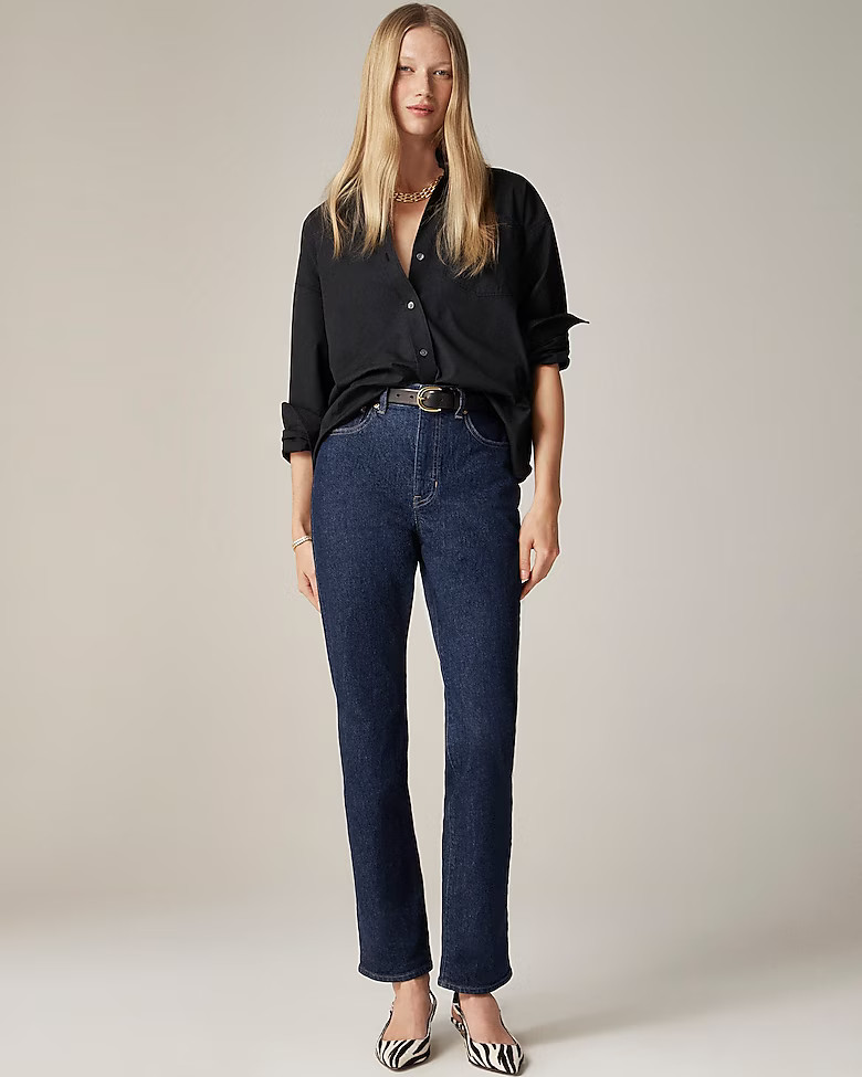 High-rise straight jean in 1996 semi-stretch | J. Crew US