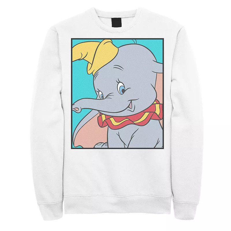 Disney's Dumbo Portrait Box Men's Sweatshirt, Size: XXL, White | Kohl's