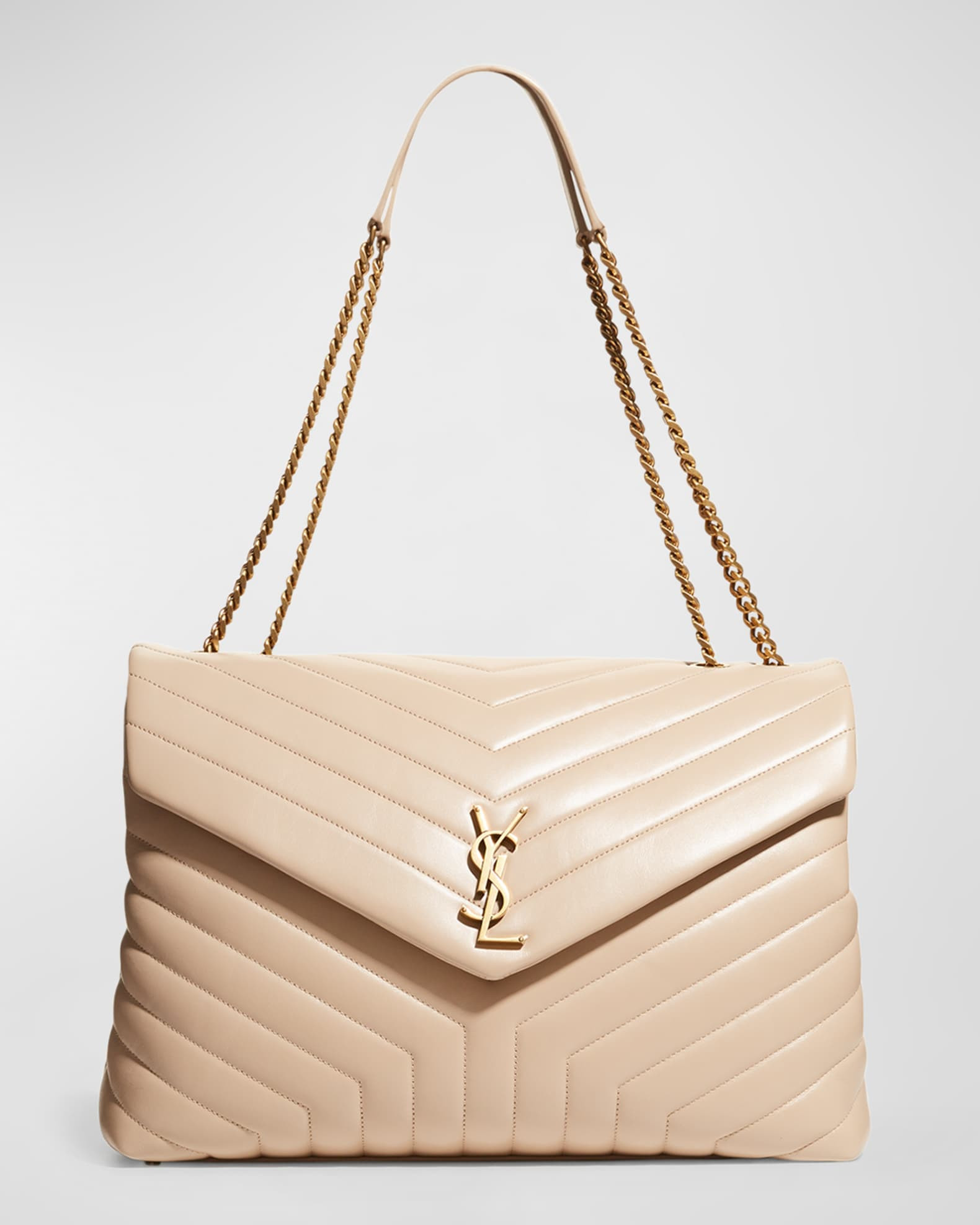 Saint Laurent Loulou Quilted Leather YSL Bag | Neiman Marcus