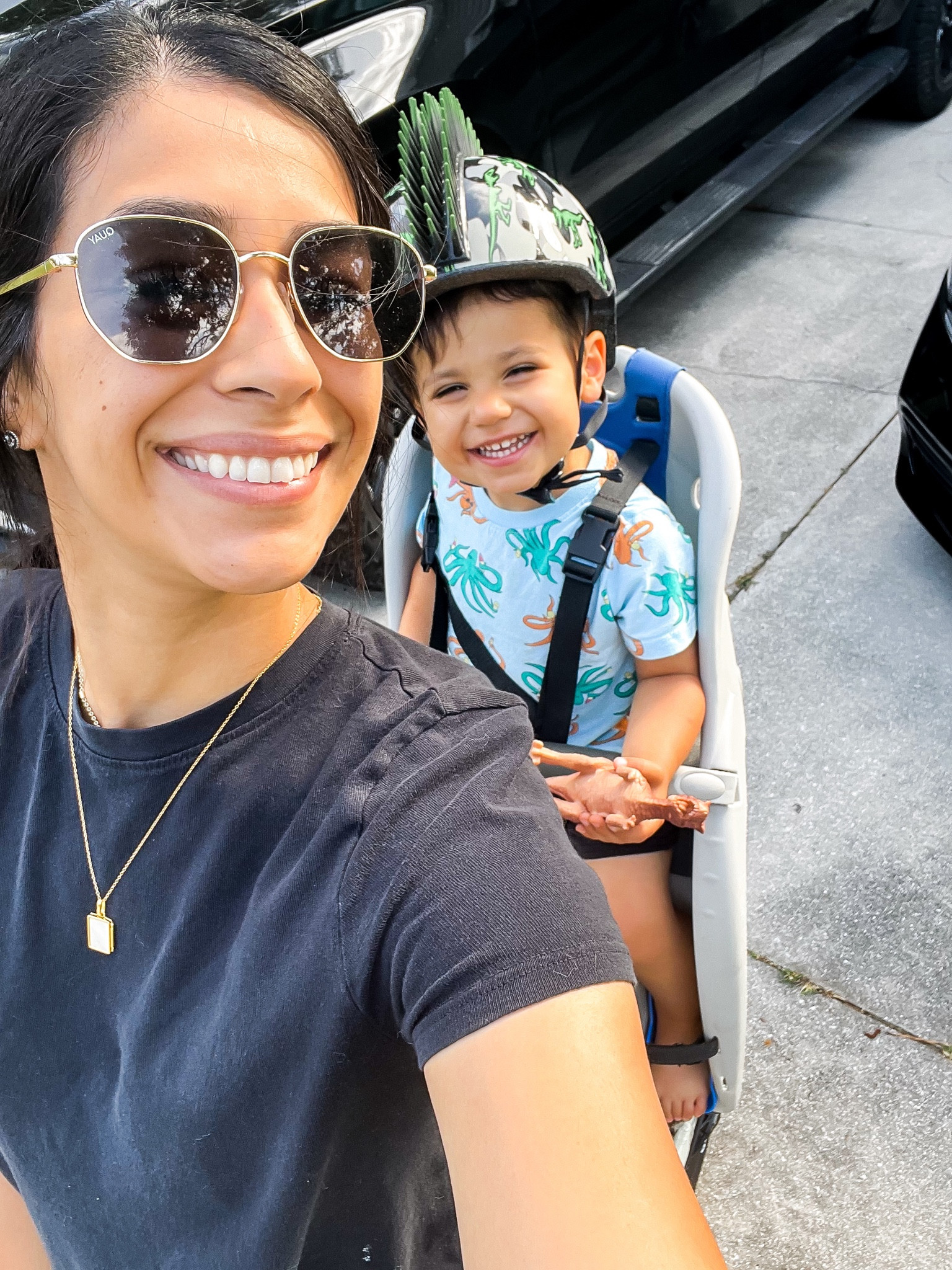 Bike and toddler seat attachment! 

#LTKFamily #LTKKids