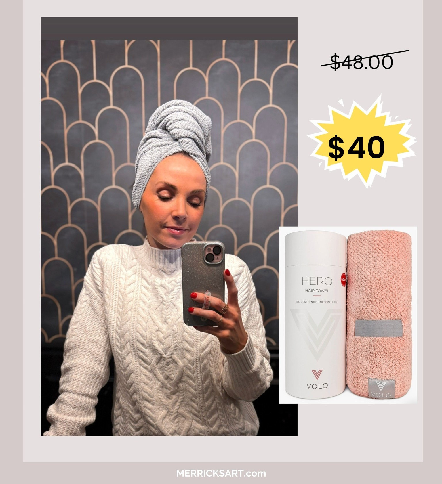 My favorite hair towel is on sale! @nordstrom