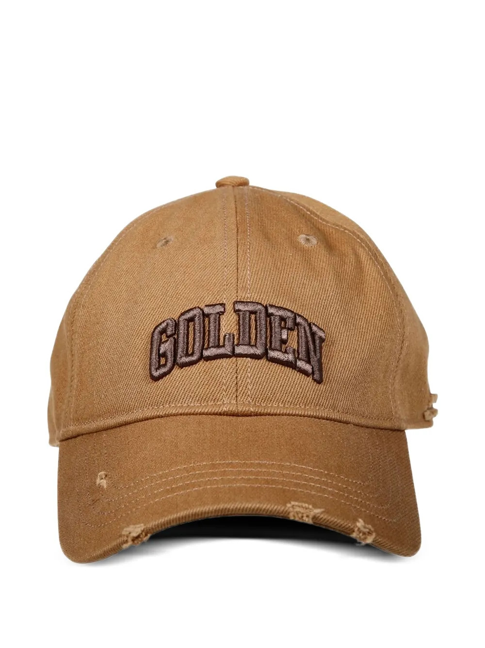 logo-embroidered distressed cap | Farfetch Global