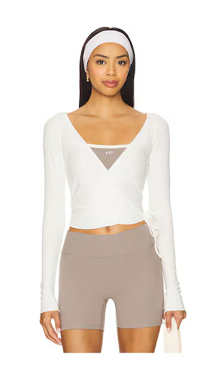 The Studio Wrap in White | Revolve Clothing (Global)